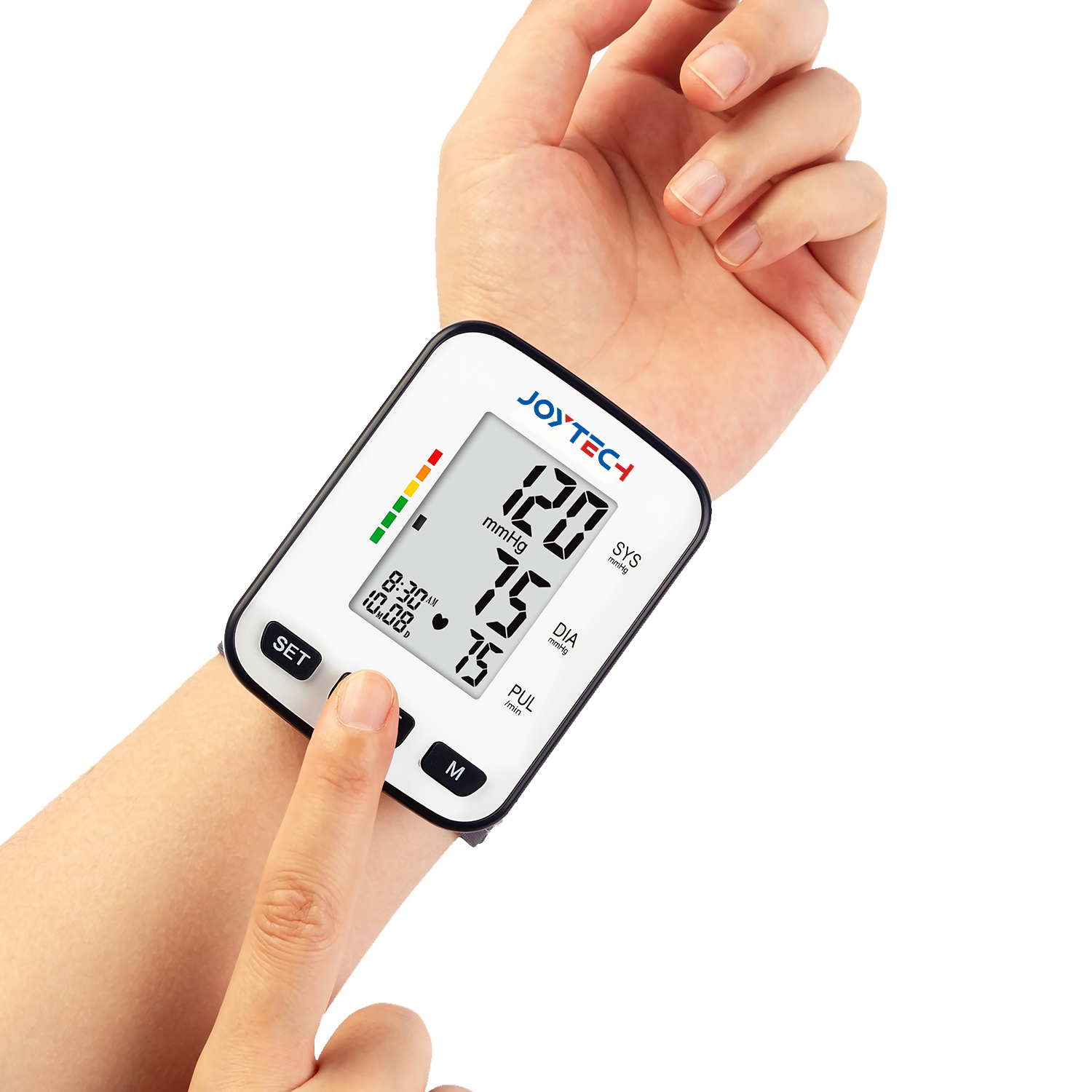 Logo di fornitura di fabbrica Personalizza il tensiometro digitale del monitor della pressione sanguigna da polso