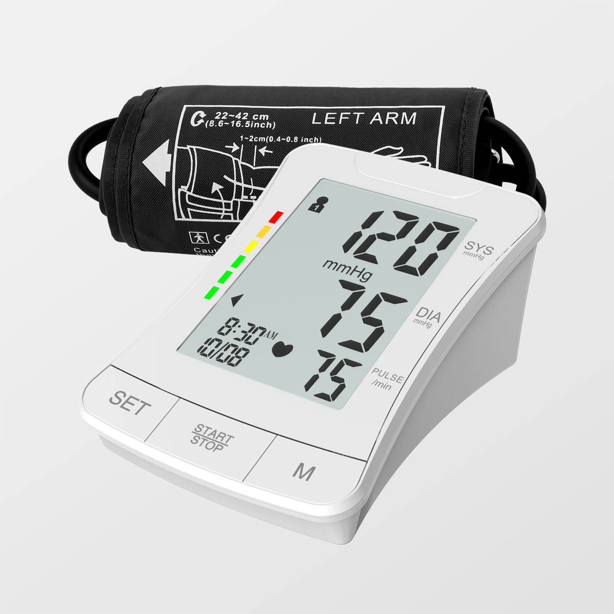 ESH meditsiiniline kõrge täpsusega vererõhumõõtja Bluetoothi ​​​​digitaalne tensiomeeter