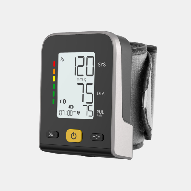 Health Care MDR CE Yavomereza Digital Blood Pressure Monitor Wrist Bluetooth