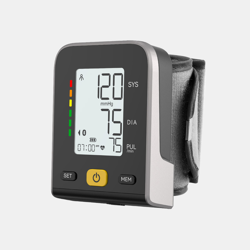 Pangangalaga sa Kalusugan MDR CE Inaprubahan ng Digital Blood Pressure Monitor Wrist Bluetooth