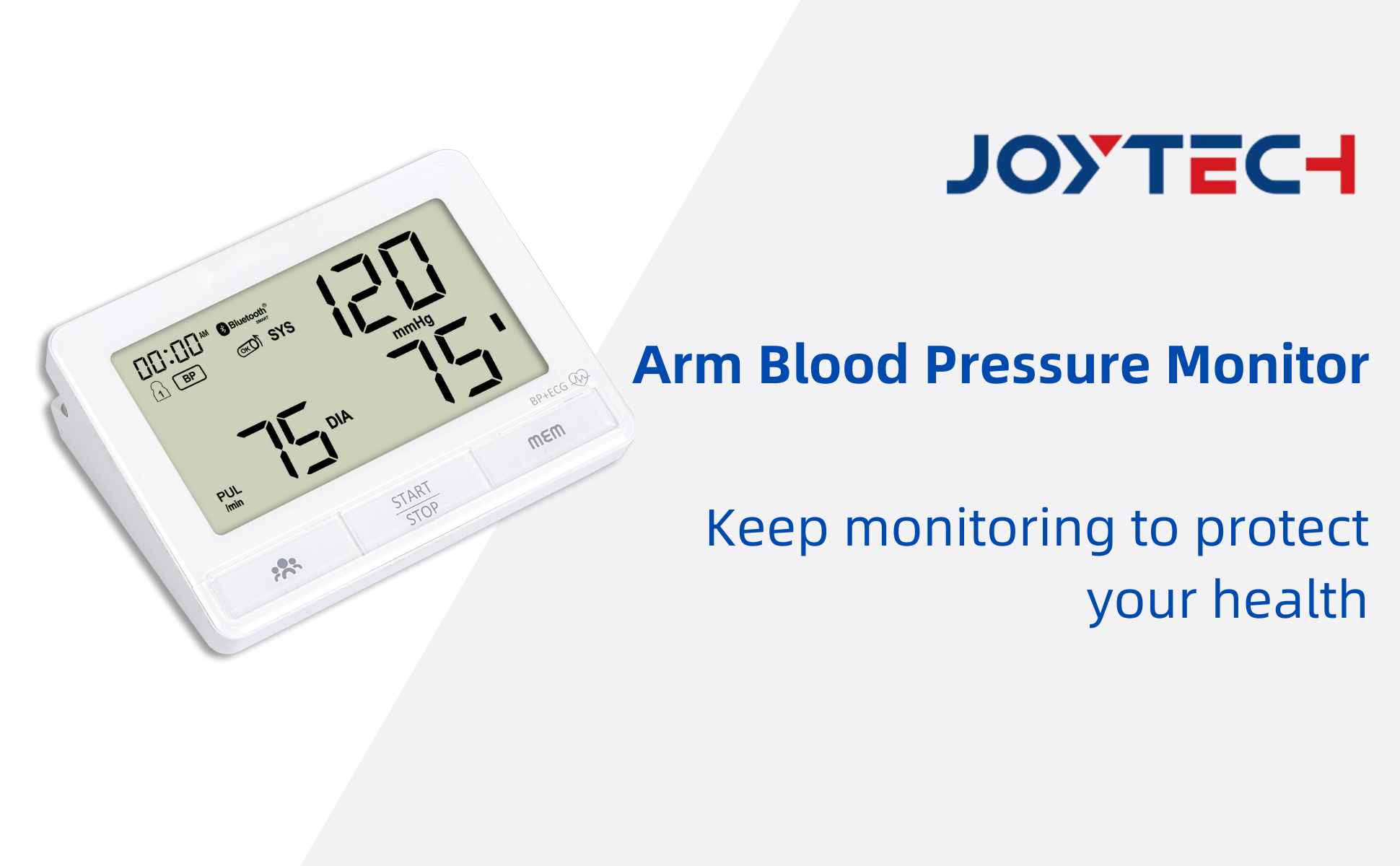 2022 Novo monitor de presión arterial de brazo de Joytech lanzado