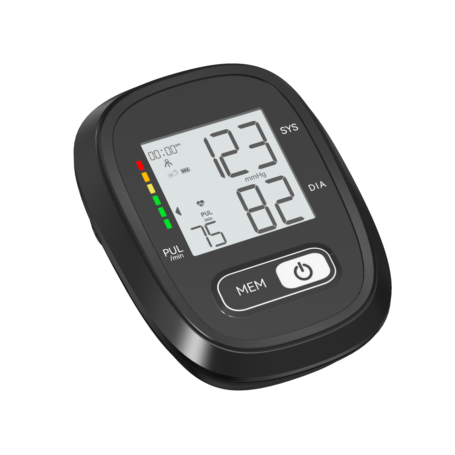 Kev Kho Mob Digital Upper Arm Blood Pressure Measuring Instrument