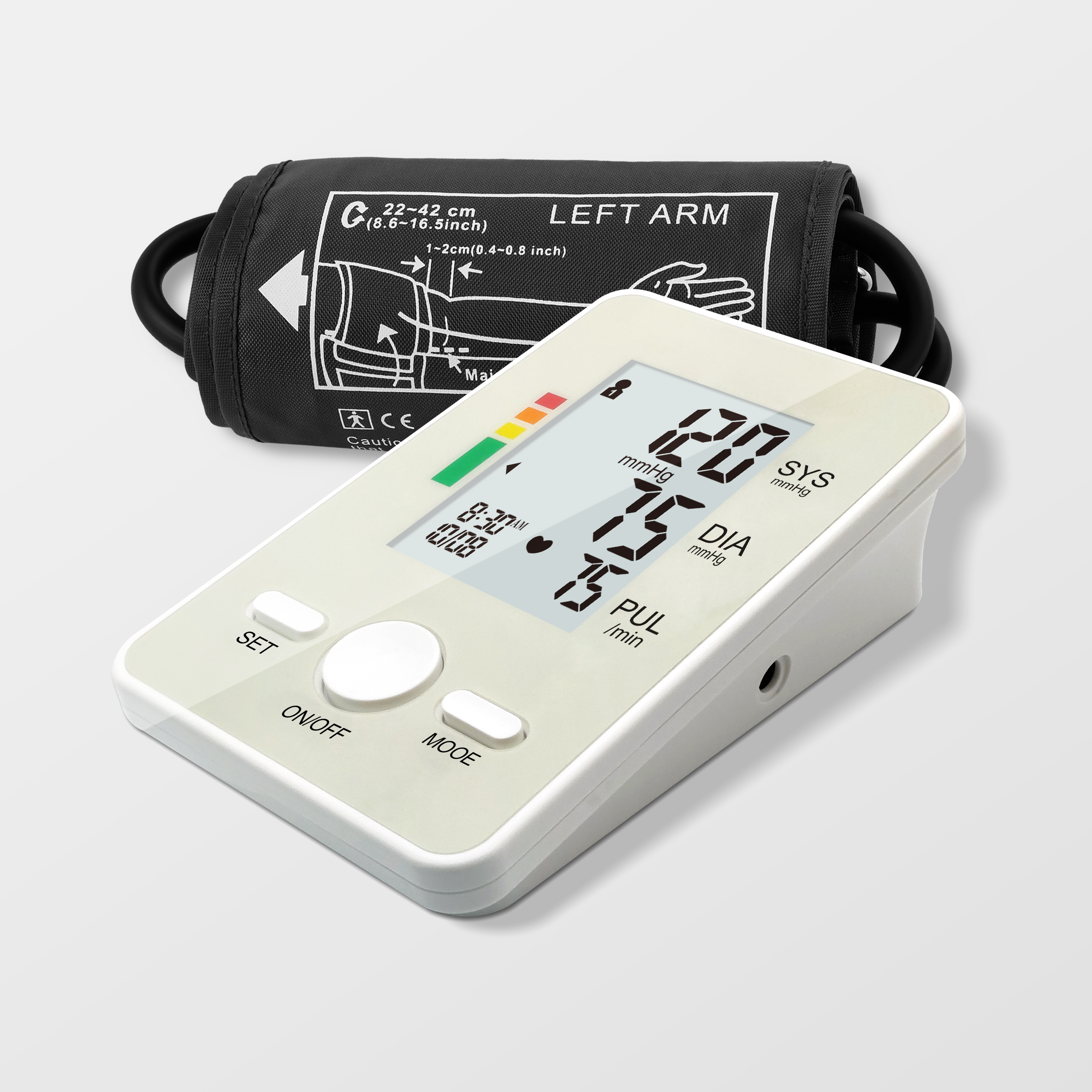 MDR CE Prezz irħis Upper Arm Monitor tal-Pressjoni tad-Demm Digital Tensiometro Bluetooth