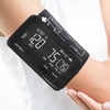 Monitoreo inteligente de la presión arterial del brazo, diseño todo en uno, alta precisión, con batería de litio recargable de alta capacidad