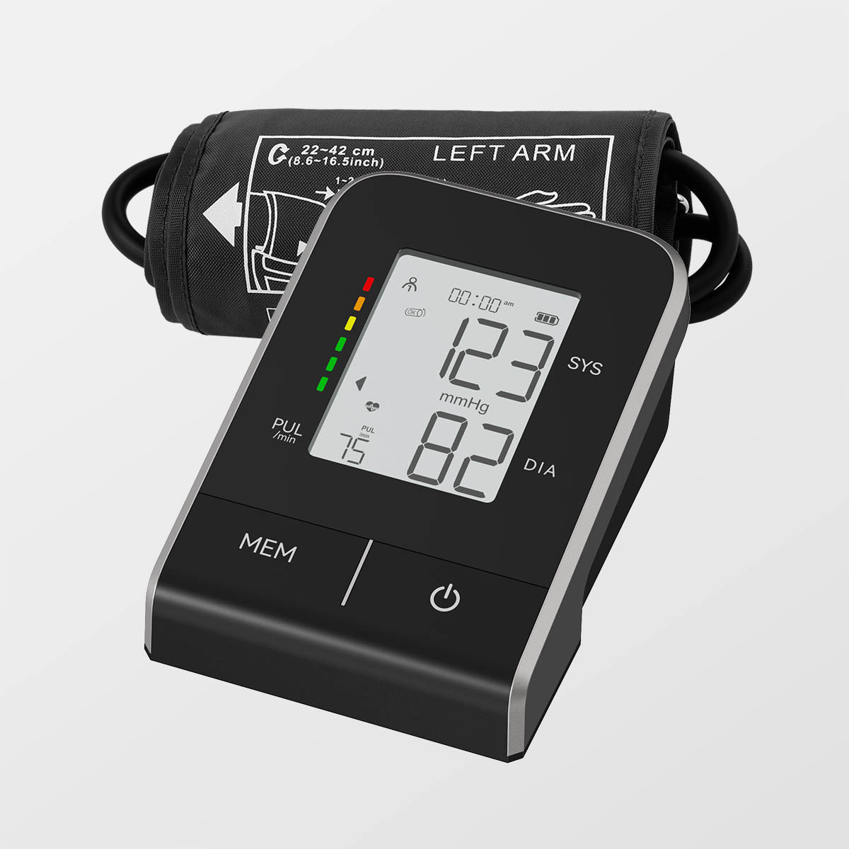 Upper Arm Automatic Bluetooth Digital Sphygmomanometer Chaw tsim tshuaj paus