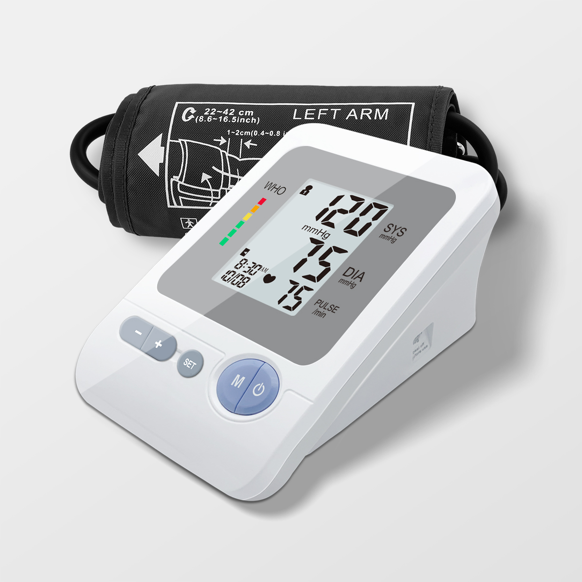 MDR CE BP elektroniskais augšdelma asinsspiediena mērītājs Medical Tensiometro