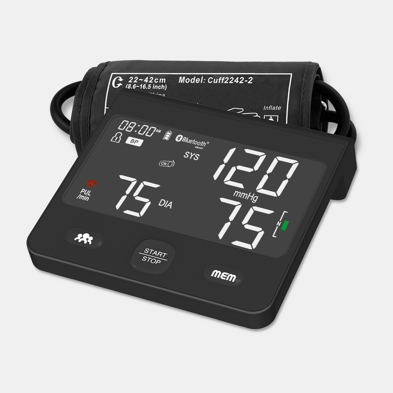 Bluetooth digital blodtrykksmonitor for appforbindelse DBP-6275B