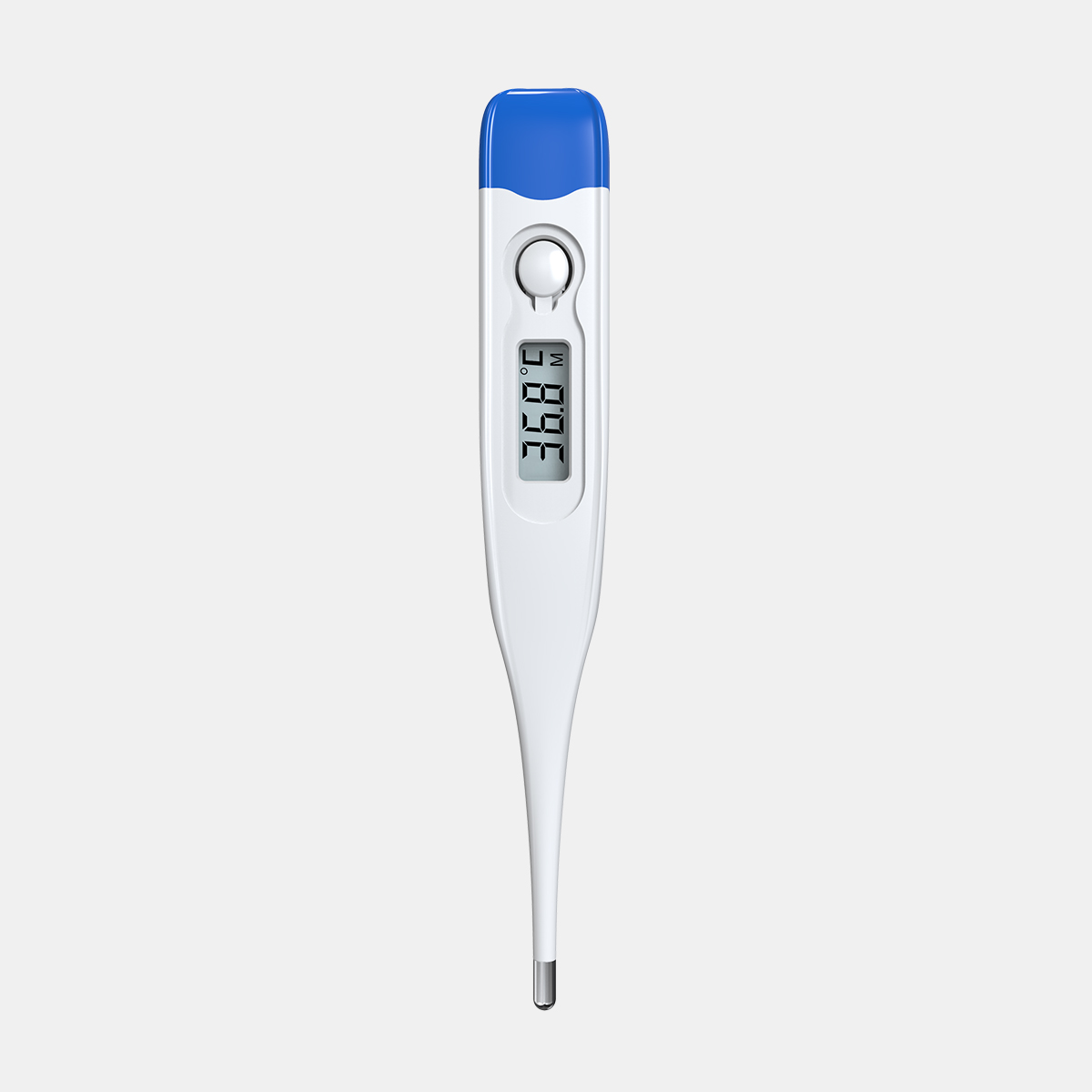 CE MDR Certified Fast-Reading Rigid Tip Thermometer with Audible Signal