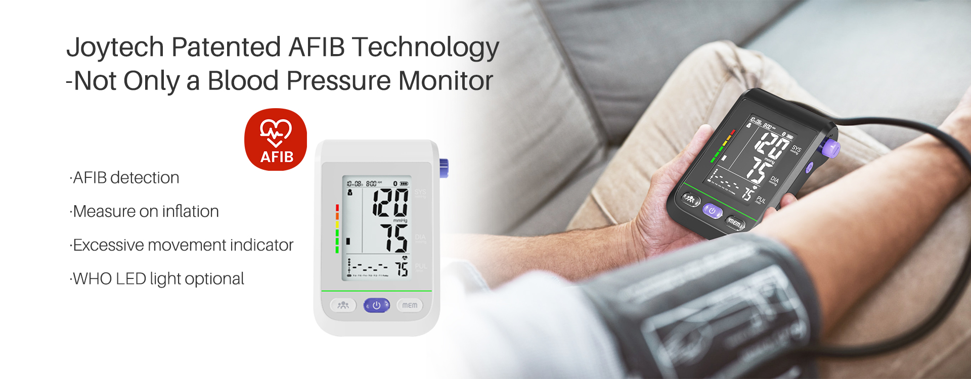 DBP-61E3 AFIB blood pressure monitor