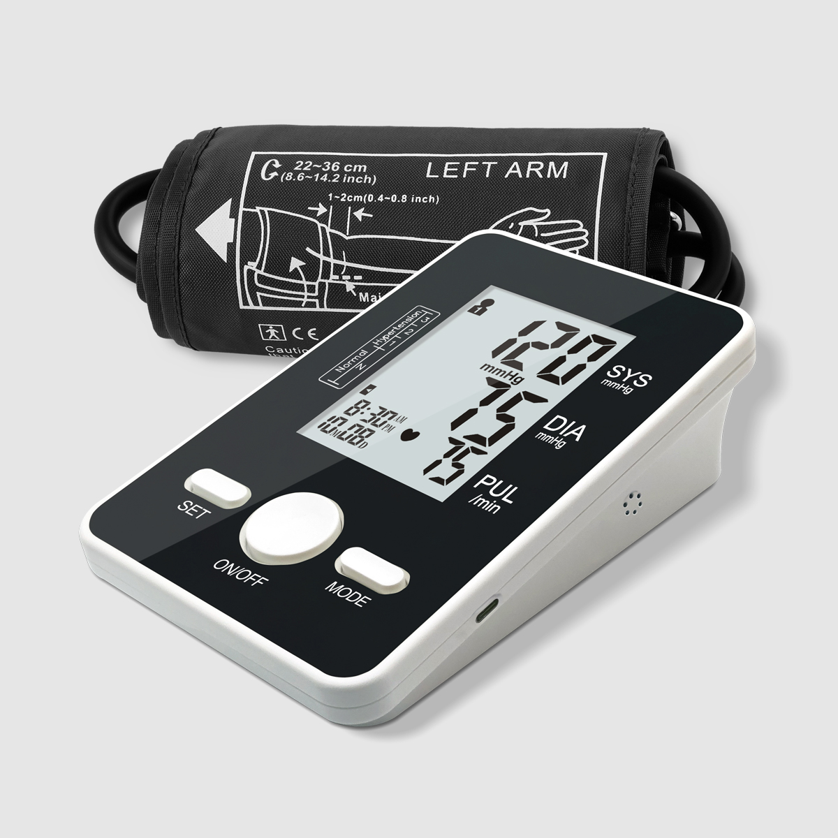 HomeCare Fully Automatic Large Memory Digital Upper Arm Blood Pressure Monitor DBP-13C2