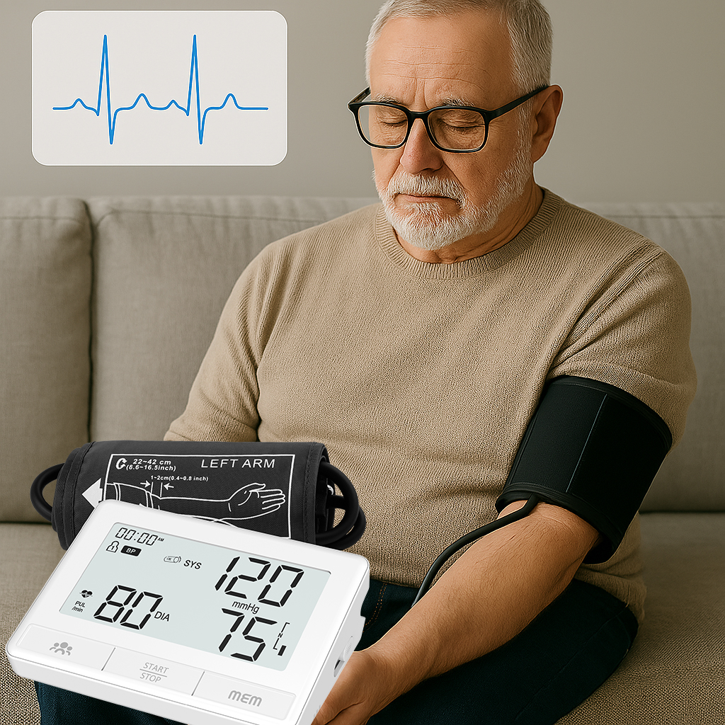 All-in-One ECG Blood Pressure Monitor | Smart Heart Health with AFib Detection