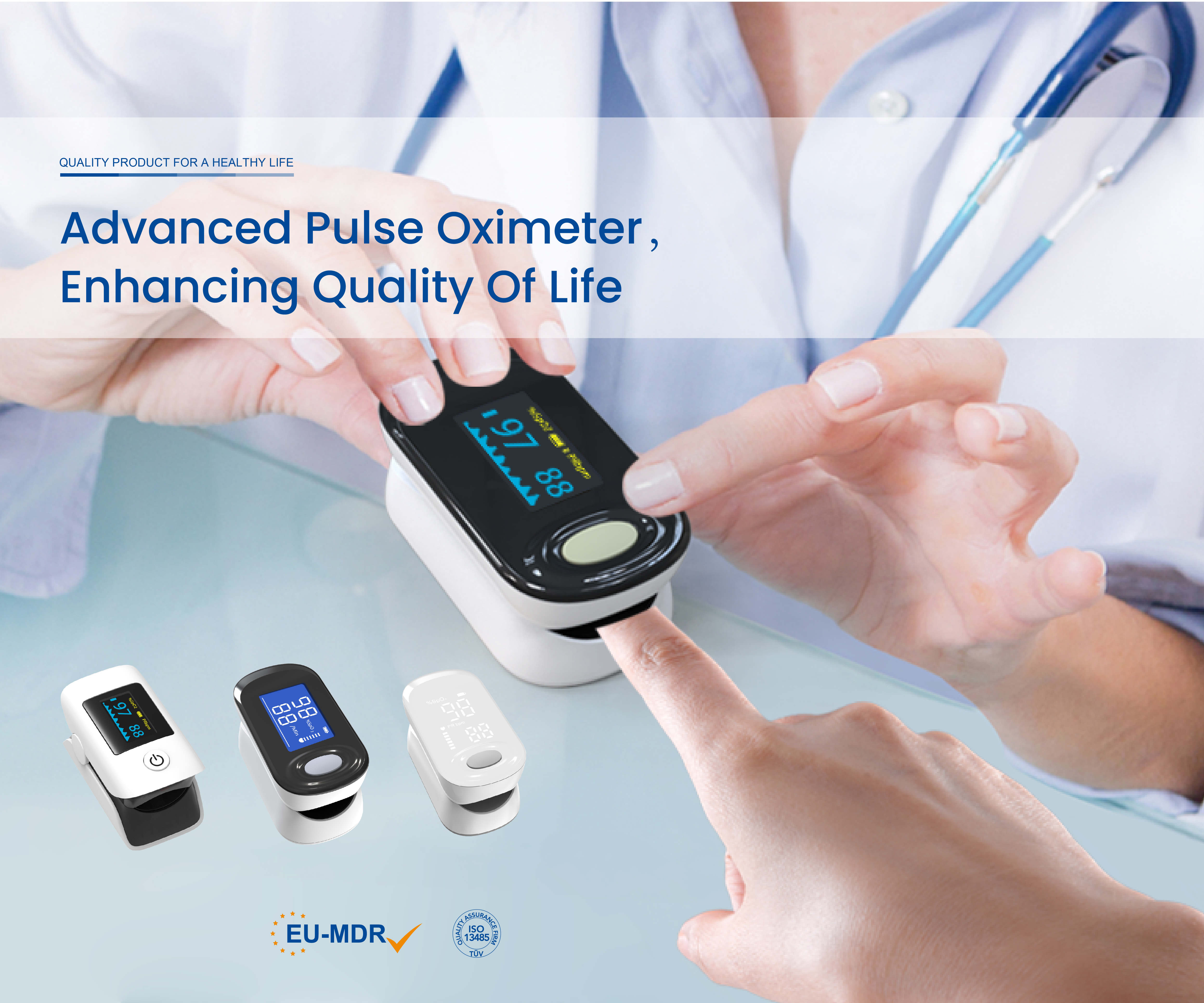 Tikuthokozani kwa Joytech Healthcare Pakukwaniritsa Chitsimikizo cha CE MDR cha Fingertip Pulse Oximeters!