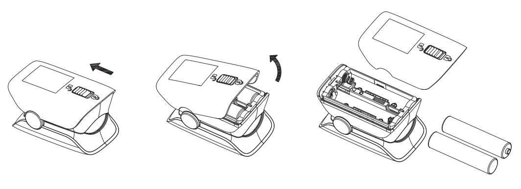 How to change battery on oximeter on XM-111