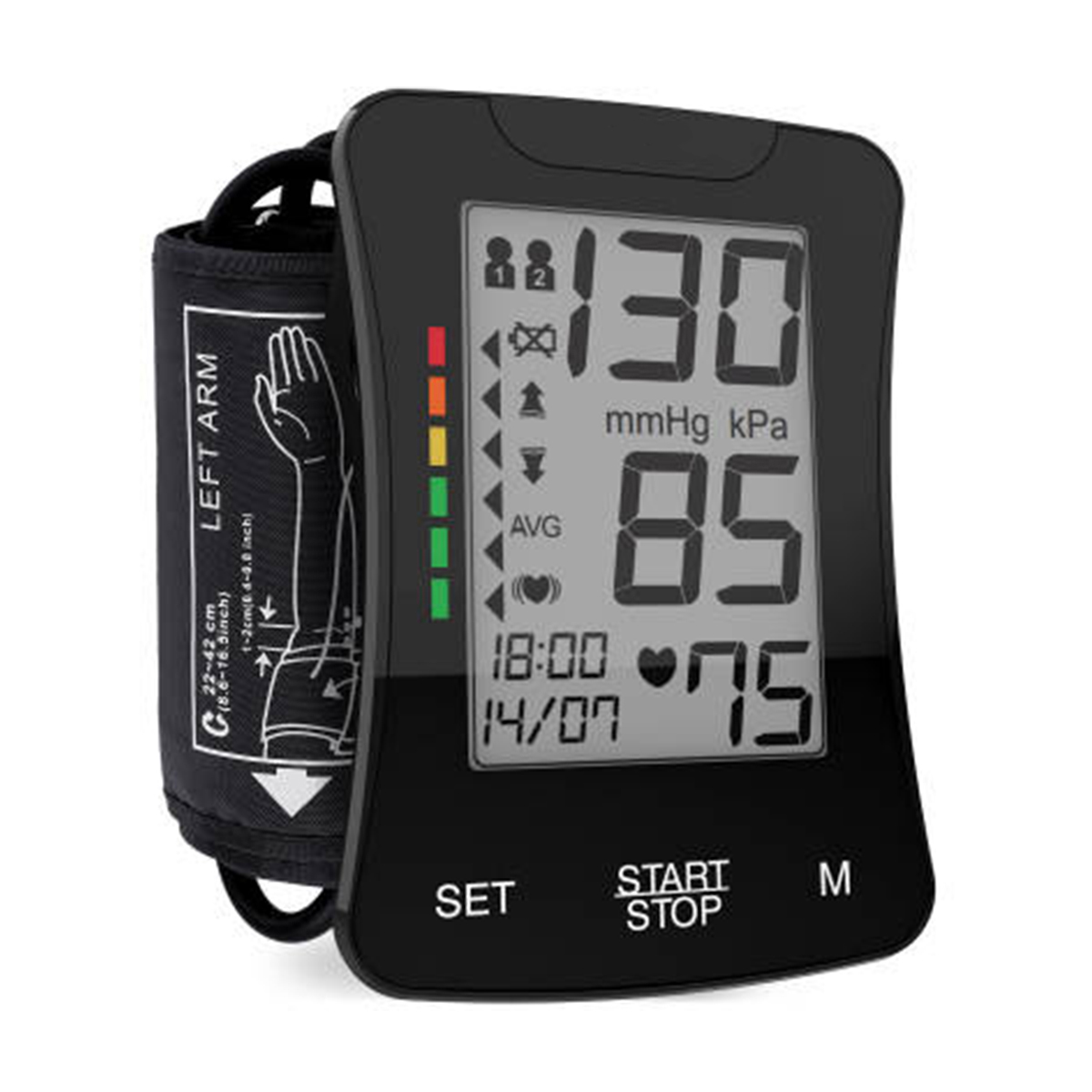 Arm-type Fully Automatic Digital Blood Pressure Monitor leh Thusawi theihna