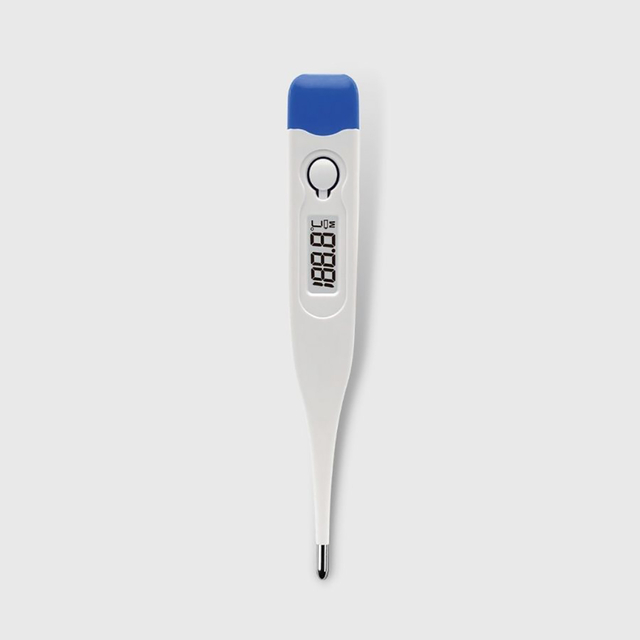 CE MDR Dasar Kaku Tip Thermometer Klinis Gunakake Elektronik Thermometer kanggo Bayi Lan Dewasa