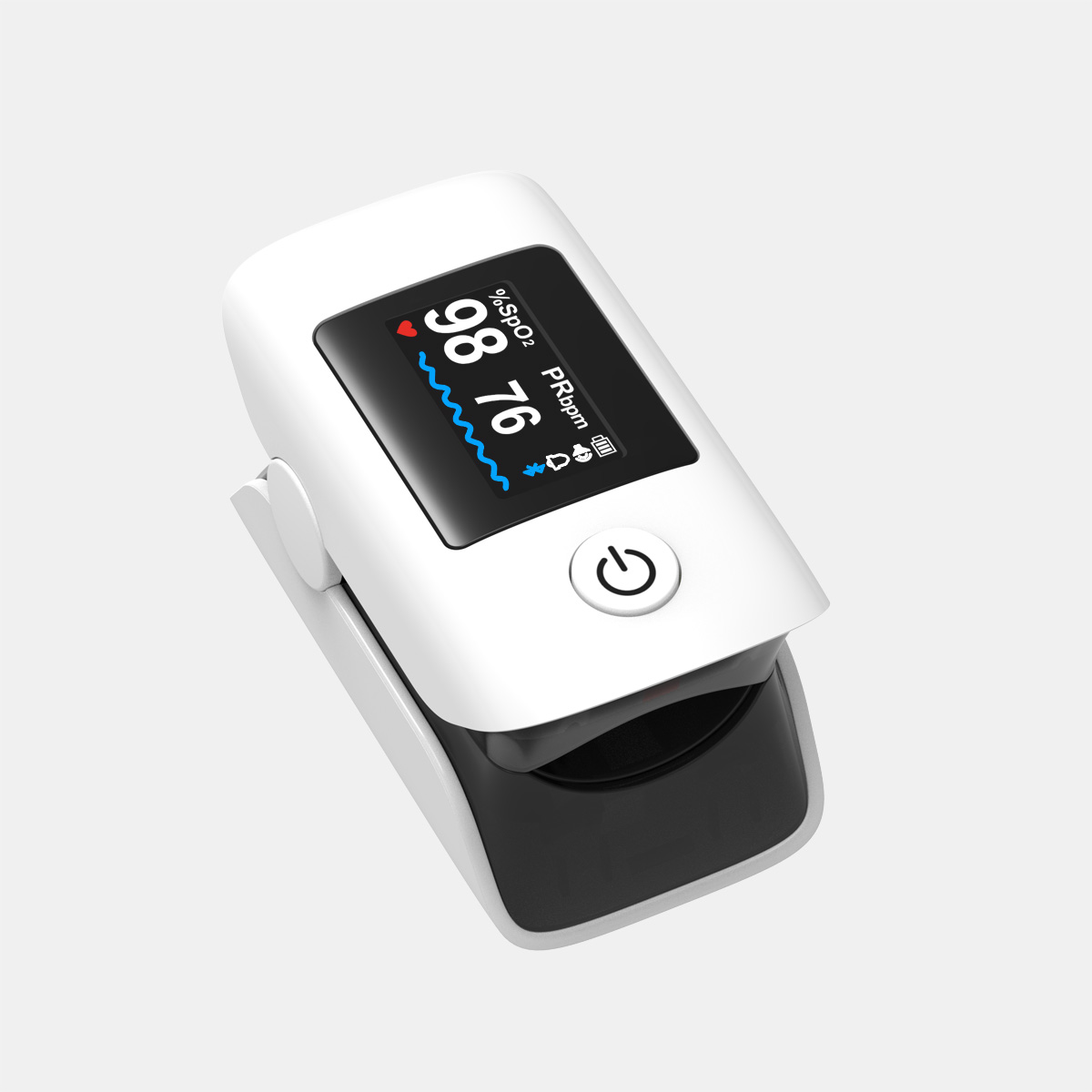 Portable Bluetooth fingertip pulse oximeter for Home Use