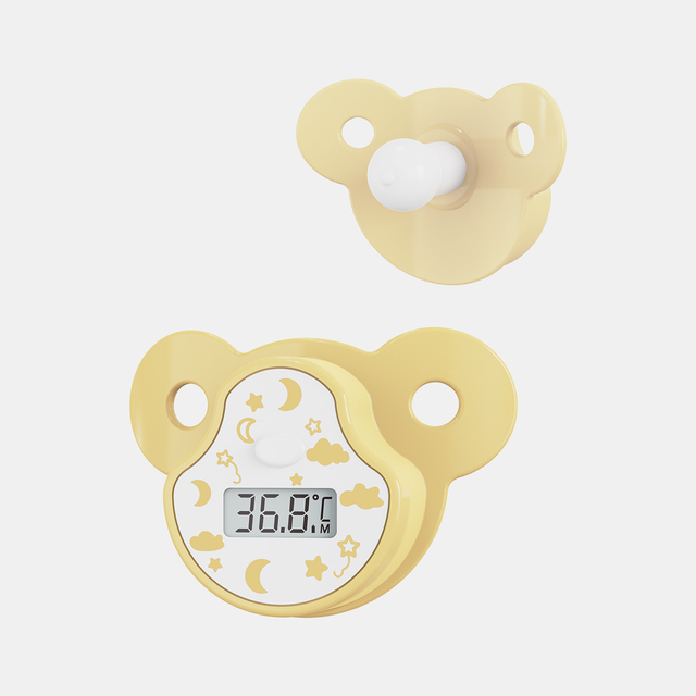 Digital Pacifier बेबी थर्मोमीटर फॉर नवजात चेक एक जोर निप्पल स्टाइल बेबी थर्मोमीटर