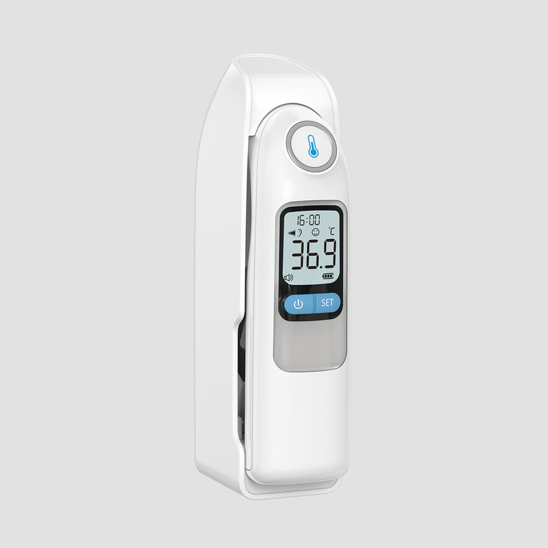Innovative Pre-Heat Bluetooth Infrared Ear Thermometer with Probe Cover DET-1115