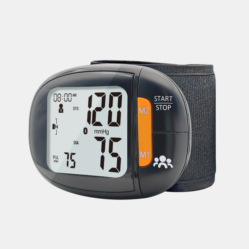 Portable Bluetooth Wrist Blood Pressure Monitor for Home Use | Model DBP-8288B